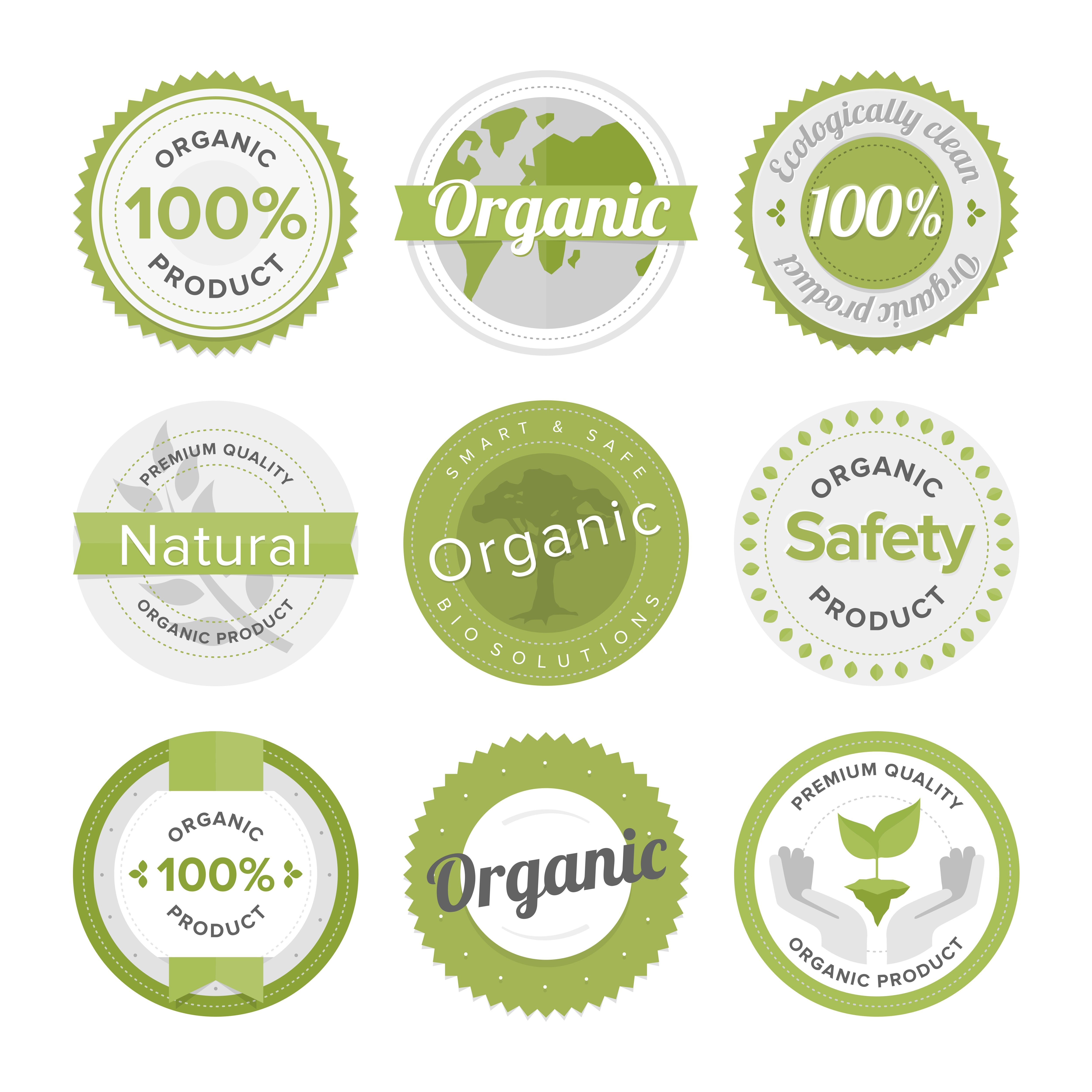 Natural organic product label
